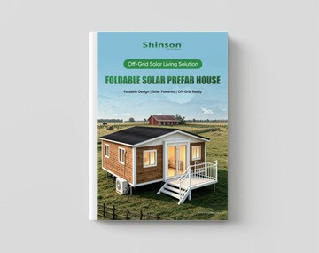 Foldable solar prefab house