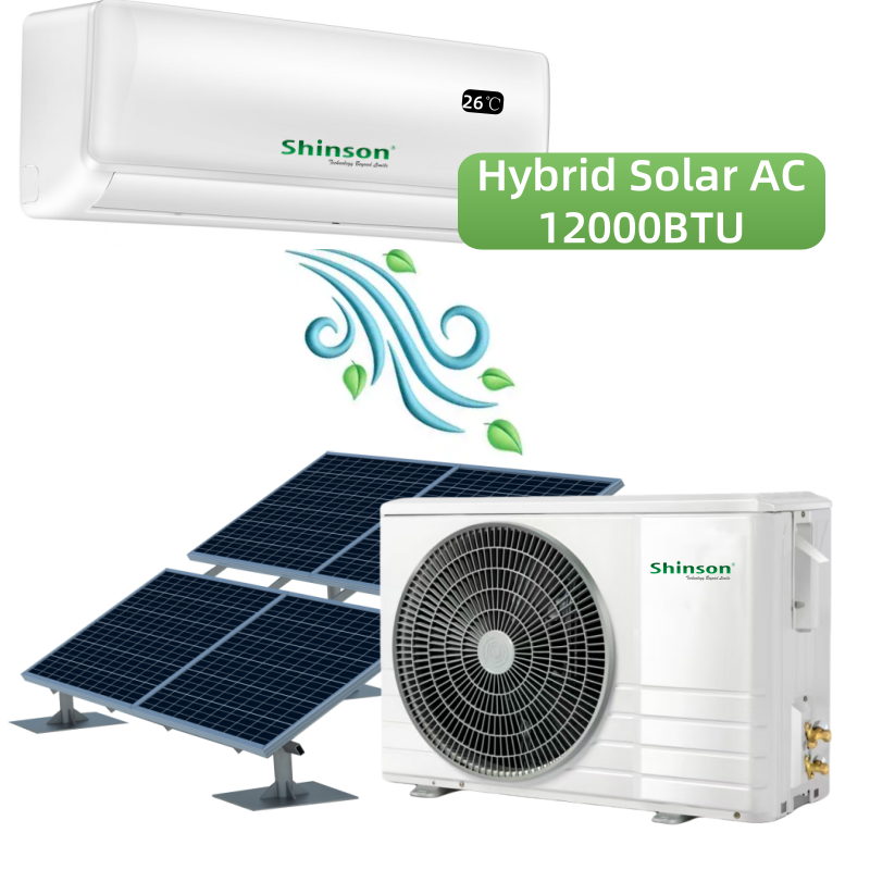 Customizable High Quality 12000btu Solar Hybrid Air Conditioner For Home Use